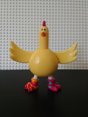 2007 Wendy's Klutz - Chicken Socks Figure - Kids Meal